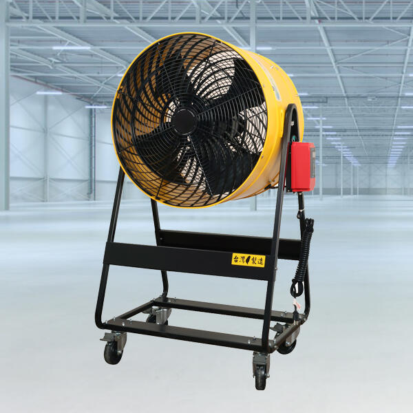 圓形正壓風扇：用於地下室與狹窄空間排除異味，確保作業區空氣循環