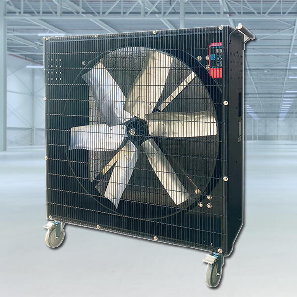 PD-42F 方形正壓送風機：適合戶外大型篷架或臨時工程排除悶熱異味，確保工程人員高溫過熱